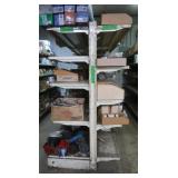 Metal Shelving Unit with Pegboards 144x20x72"