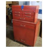 Wheeled Tool Storage Unit 22x12x26.25" & Metal