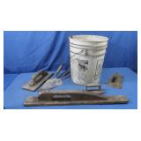 Wooden Lead Dresser, Trowels, & More