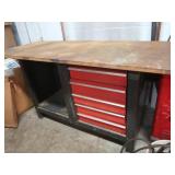 Heavy Duty Industrial Workbench with Built In