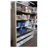 Particle Board Shelving Unit 48x12x70"