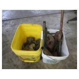 Vingtage Industrial Casters, Misc.Metal Pieces, &