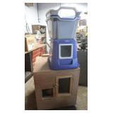 Wheeled Outdoor Animal Box, Homemade,