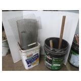 Sledge Hammer,Axes,Sm Pieces of Wire,Screening
