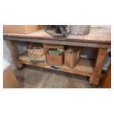Work Bench on Wheels 72x27x33"
