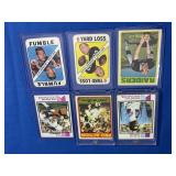 Lot of 6 MIxed NFL cards, NM-Mint inc.