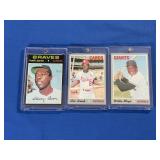 (3) Vintage HOF Inc. 1970 Brock & Mays, 1971