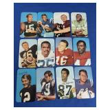 (12) 1970 Topps Football Super Cards Inc. Starr,