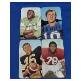(4) 1970 Topps Football Super Cards Inc. Bell,