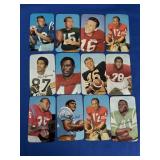 (12) 1970 Topps Football Super Cards Inc. Unitas,