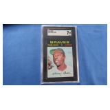 1971 Hank Aaron H.O.F. Homerun Legend SGC 7!