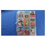 Lot of 45 Mixed Years Football commons EX-NM set