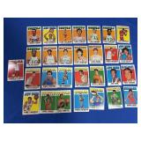 Lot of 29 1971  Topps NBA cards, NM-mint, inc.