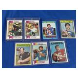 (7) NFL Vintage Stars EX-MT Inc. Harris RC,