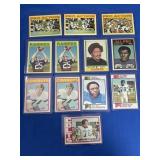 Lot of 12 1972 topps football card stars, EX-Mint