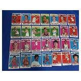 Lot of 28 1971 Topps NBA cards, NM-Mint, inc.
