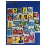 Lot of 28 1971 Topps NBA cards, NM-Mint, inc.