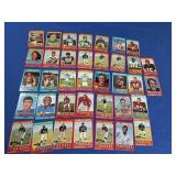 (37) 1971 NFL Cards VG-NM