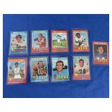(9) 1971 NFL Stars VG-NM Inc. Russell, LeBeau,