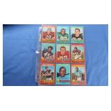 Lot of 45 1971 Topps football cards, EX-NM+