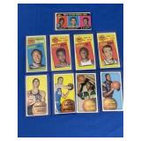 (9) 1970 Topps NBA Cards EX-NM Inc. Baylor,