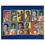 (12) 1970 Topps NBA Cards EX-NM Inc. Scott,