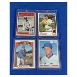 Tom Seaver lot, inc. topps 1972, 73 and a creased
