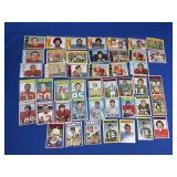 Lot of 44 1972 football cards, Ex-Mint