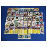 Lot of 44 1972 football cards, Ex-Mint