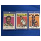 Lot of 3 Topps 1971 NBA stars NM-Mint inc.