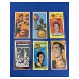 (6) 1970 Topps NBA Cards NM-MT Inc. Riley, Hayes,