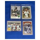 (4) Roberto Clemente EX-NM Inc. 1972, 1973, 1972