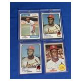 (4) Bob Gibson EX-NM Inc, (2) 1973, 1974, 1968