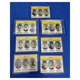 Lot of 8 1971 Hockey leaders, Ex-Mint inc. Orr,