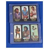 Lot of 2 1971 Topps Trios NBA cards, NM-Mint,