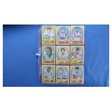 Lot of 36 1970 Football Cards,  EX-Mint