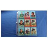 Lot of 45 1971 Topps football cards, EX-NM+