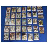 lot of 35 1972&73 topps baseball stars, EX-NM+