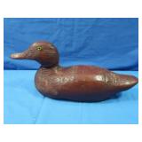 Vintage Handcarved Swivel Head Duck Decor