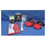 NIB New Poncho, Kneepad, Tape Measure, Swivel