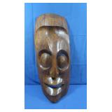 Vintage Hand Carved Wooden Face