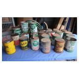 Vintage Oil Can Lot