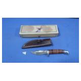 New Knife With Case in Box