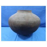 Antique Native American Indian Pot 15" Round &