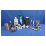 Christmas Statues, Candles, & More