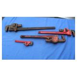 4 Pipe Wrenches