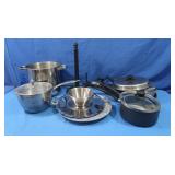 Miscellaneous Stainless Steel Pots, Pan, & More