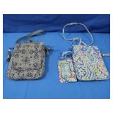 1 New & 1 Used Vera Bradley Zip Hipster Purses