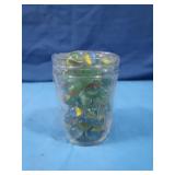 Bar 8 oz. Jar Filled with Marbles
