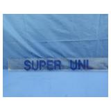 Vintage Plastic Super Unleaded Gas Sign
